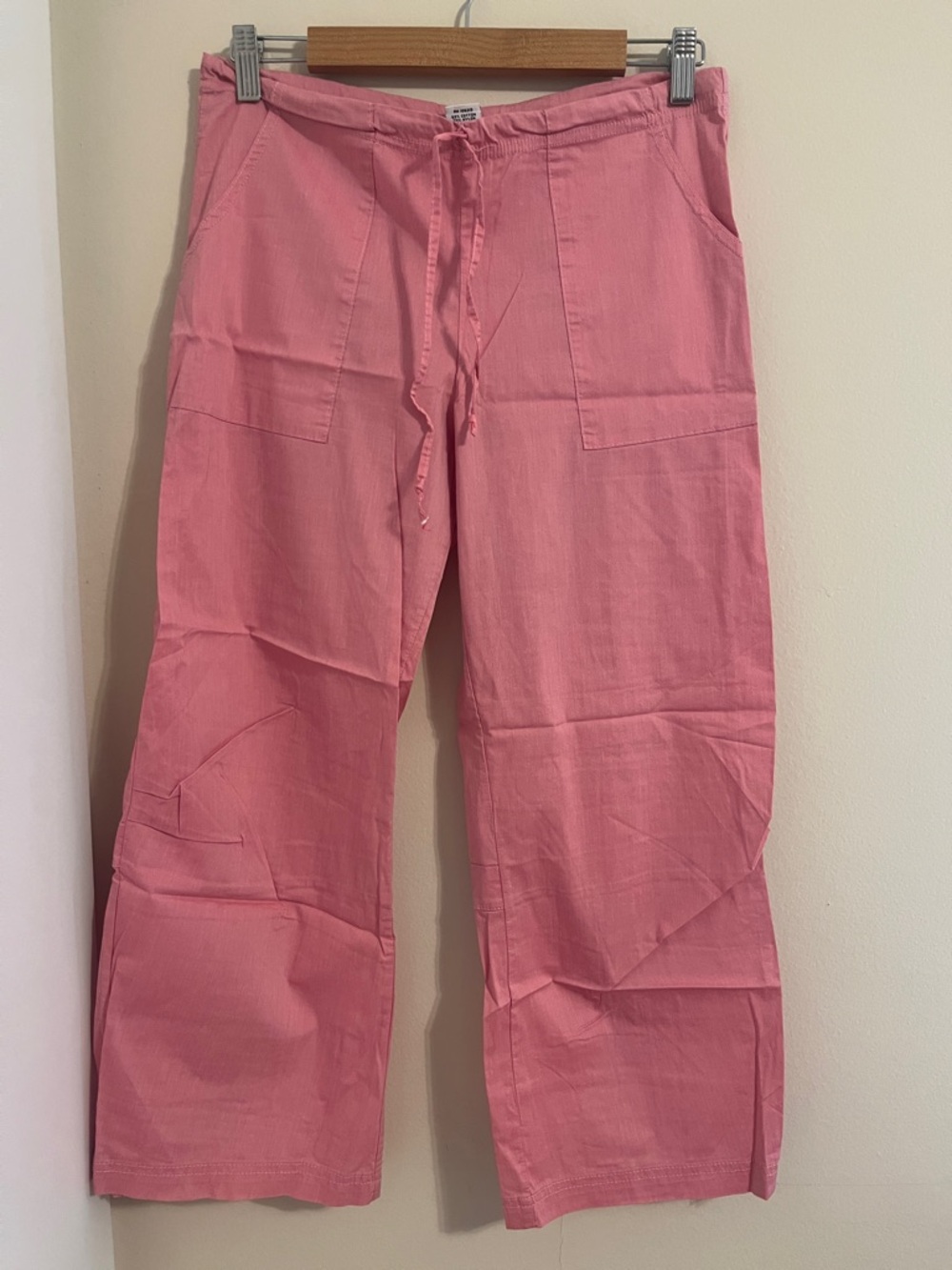 Prana Pink Cropped Drawstring Utility Pants